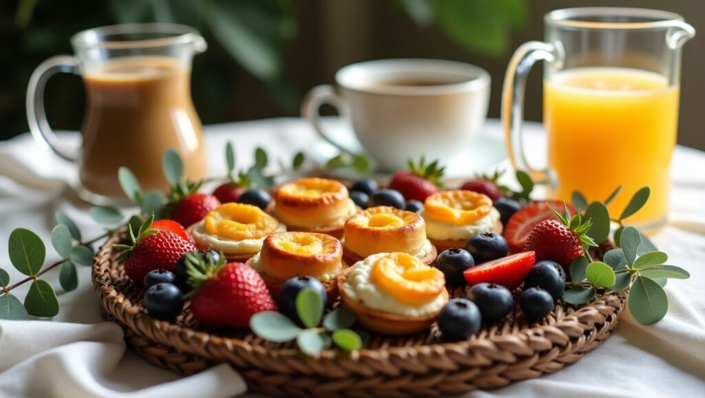Handheld Egg and Cheese Treats