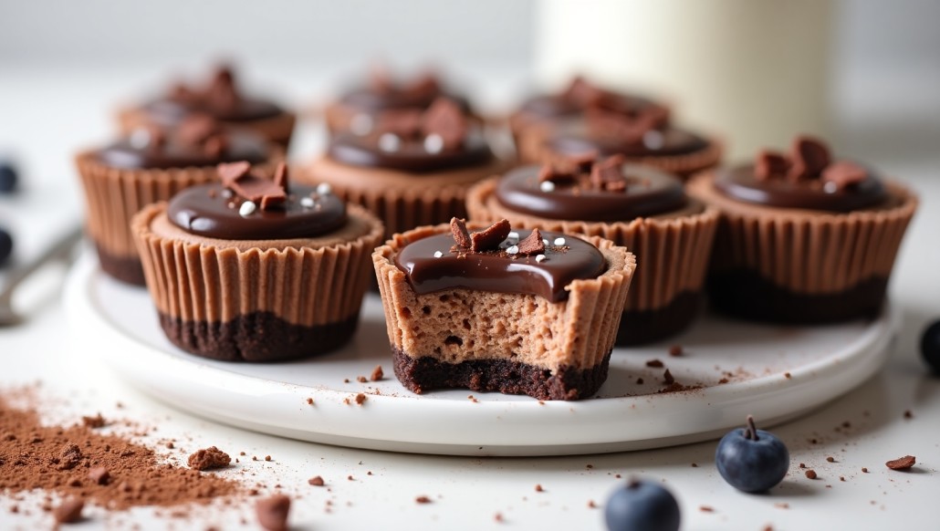 Mini Chocolate Cheesecake Bites