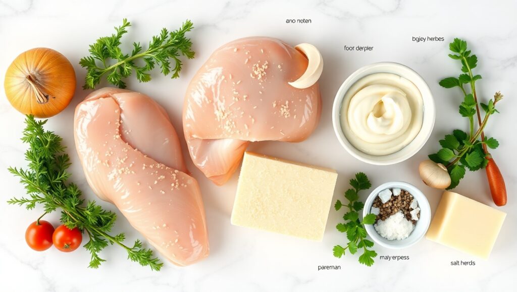 Garlic Parmesan Chicken Bake details 