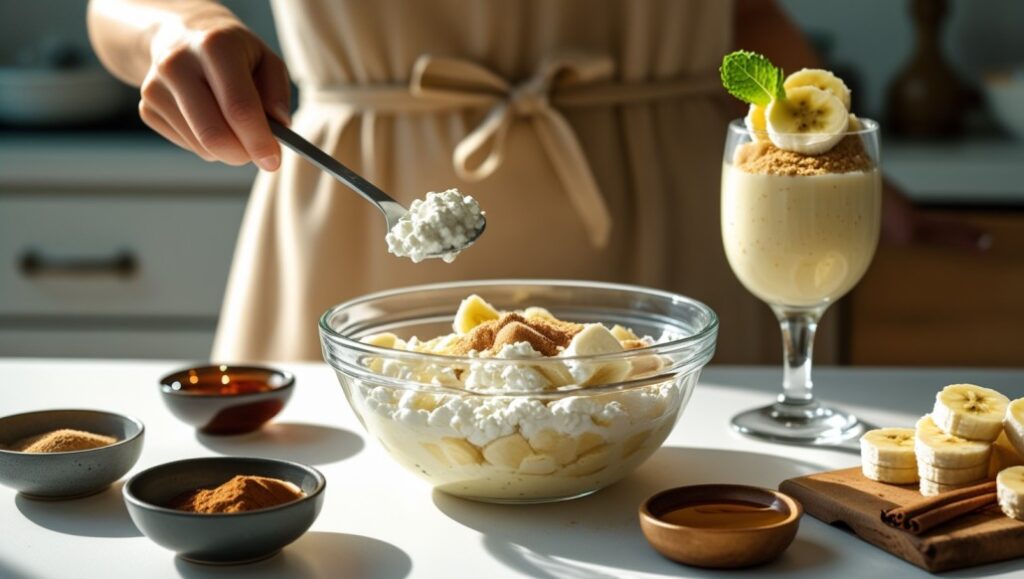 How To Make the Cottage Cheese Banana Pudding