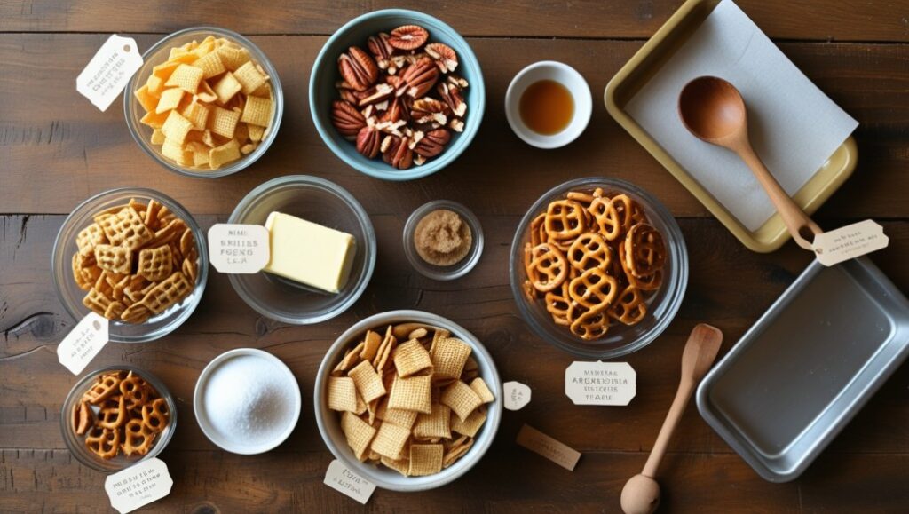 Ingredients for the Praline Crunch Mix
