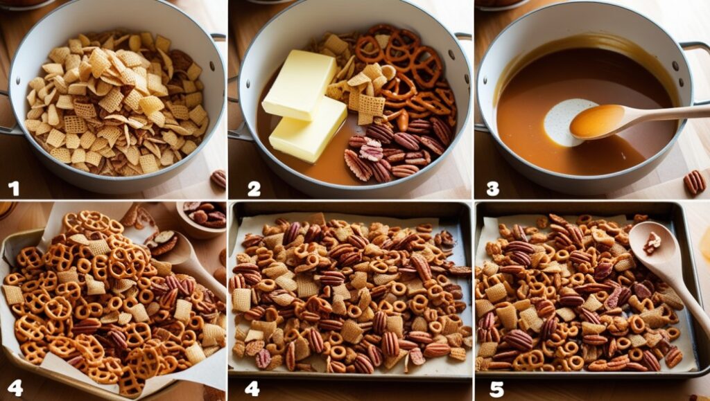 How to Make the Praline Crunch Mix