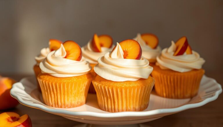 Easy Honey Peach Cream Cheese Cupcakes – Bake Today!