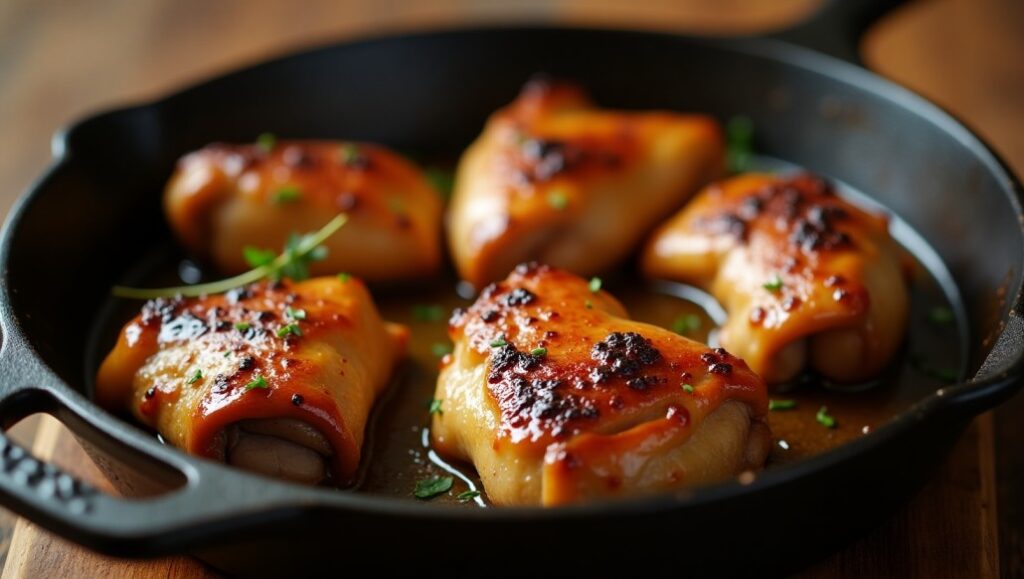 Season and Sear the Chicken