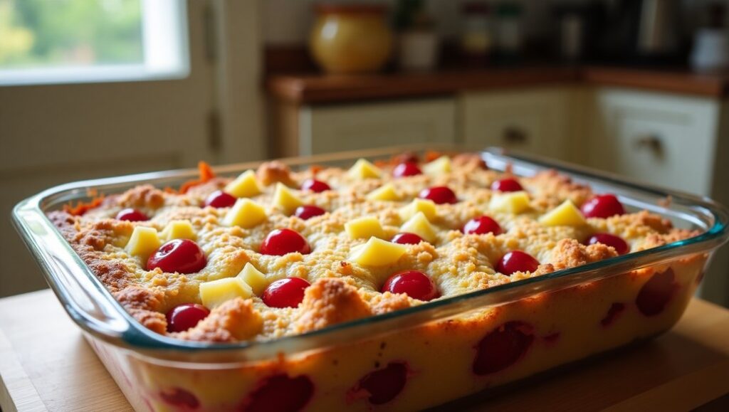 Cherry Pineapple Dump Cake