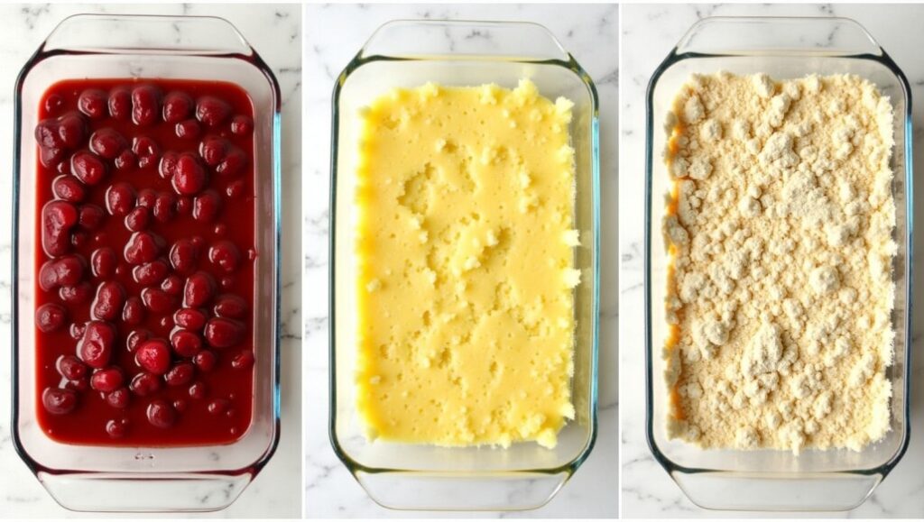 How to Make Cherry Pineapple Dump Cake