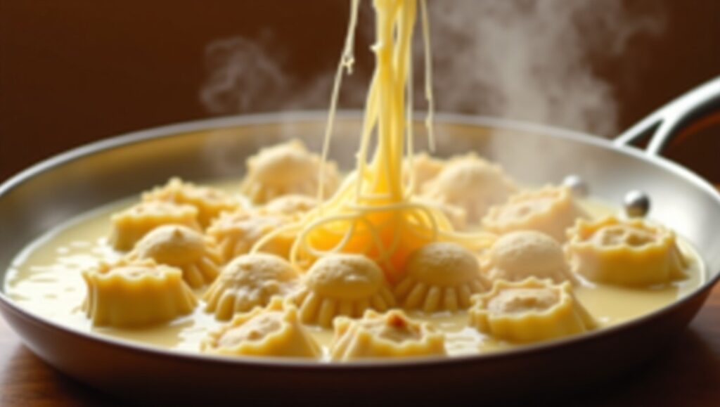 Combine Pasta and Sauce