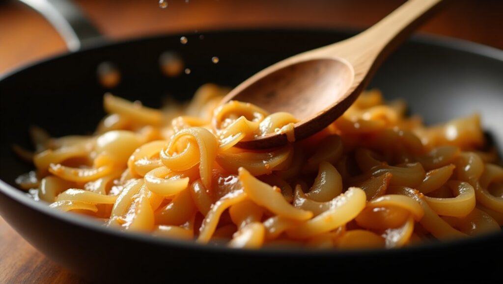 Sauté the Onion and Garlic