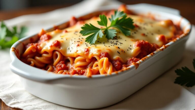 Baked Ziti with Meat Sauce