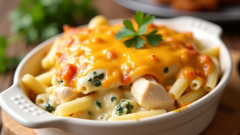 Chicken Alfredo Casserole