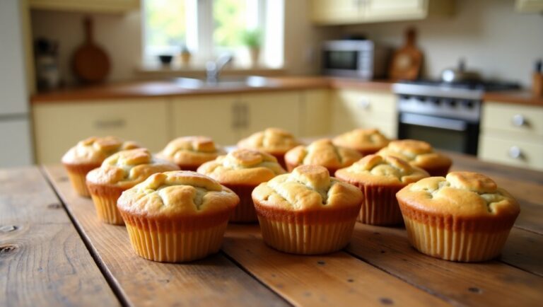 Banana Cream Cheese Muffins