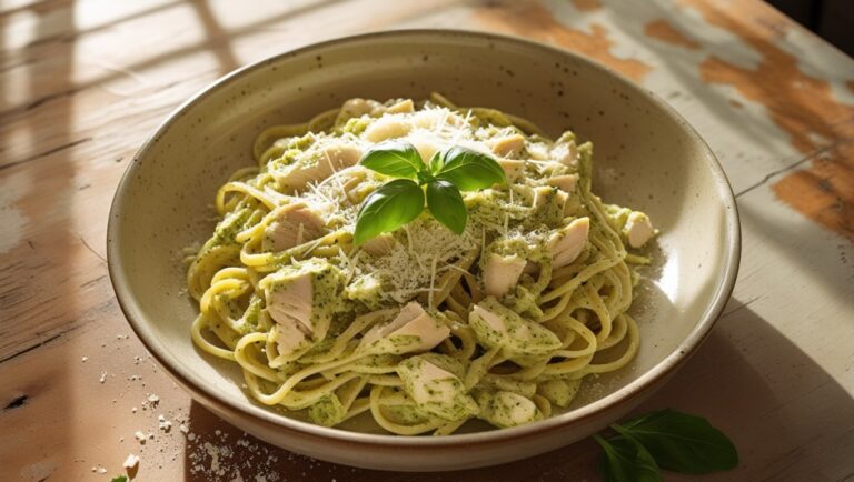 Creamy Chicken Pesto Pasta: A Comforting & Flavorful Classic