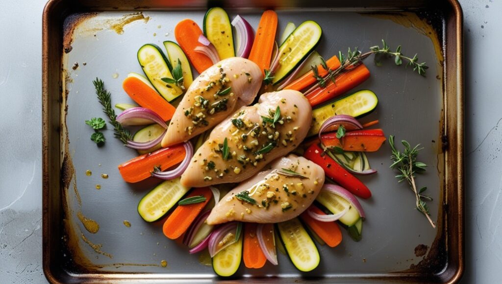 Arrange on the Pan
