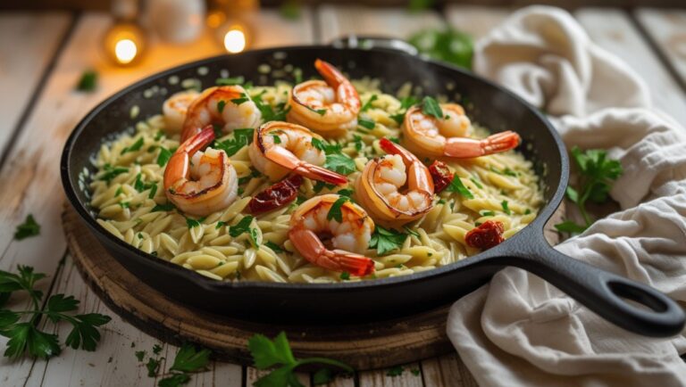 One Pot Marry Me Shrimp and Orzo Pasta: A Creamy, Romantic Delight