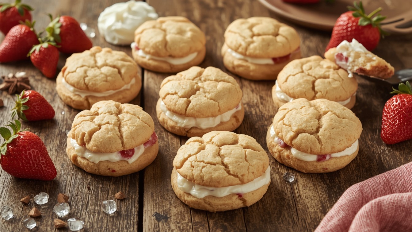 Strawberry Cheesecake Stuffed Cookies: The Ultimate Strawberry Dessert