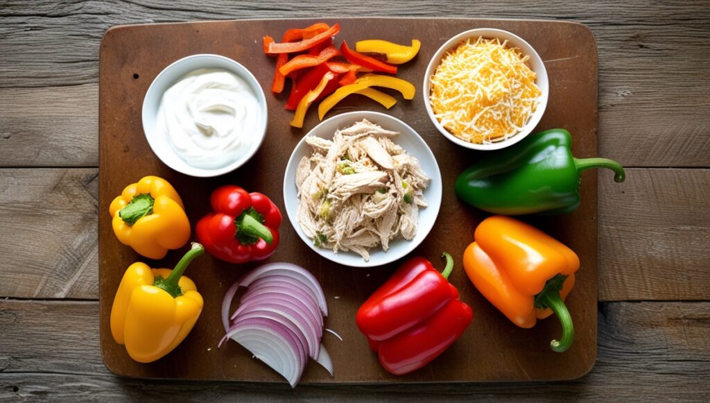 Chicken Fajitas Casserole