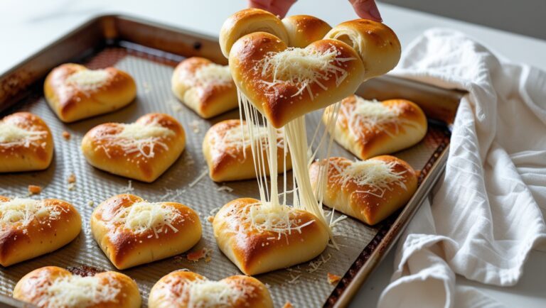 Heart Shaped Breadsticks