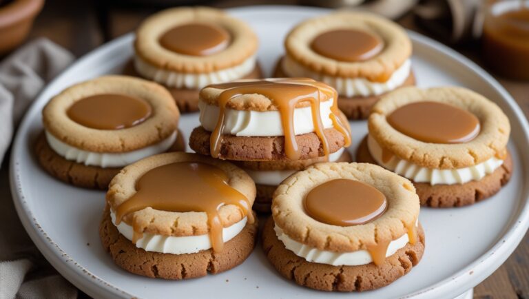 caramel cheesecake cookies