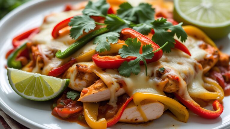 Chicken Fajitas Casserole