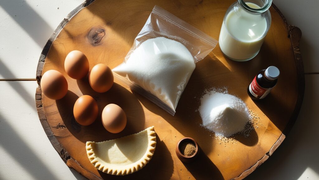 Old-Fashioned Egg Custard Pie