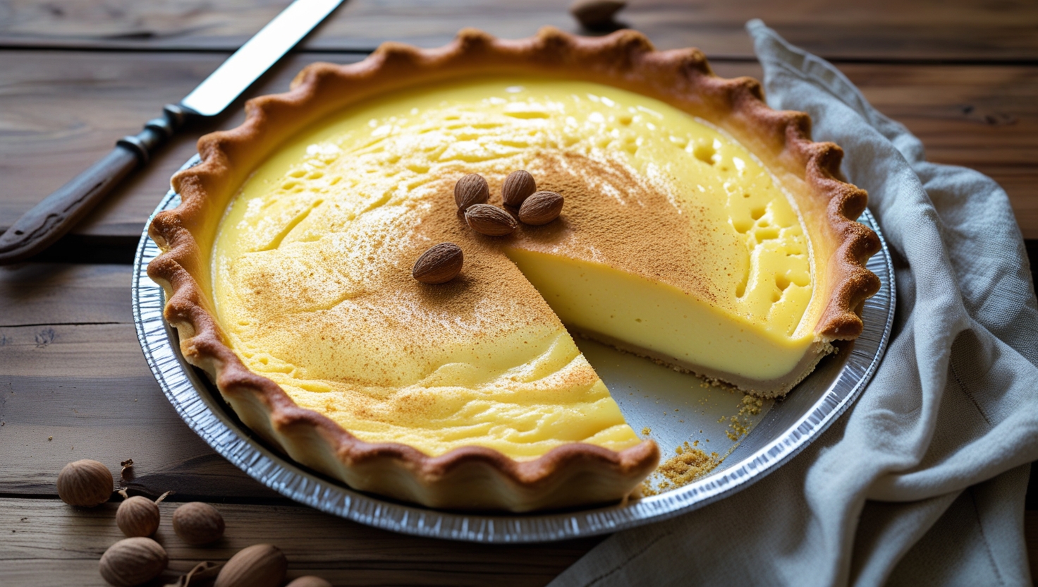 Old-Fashioned Egg Custard Pie