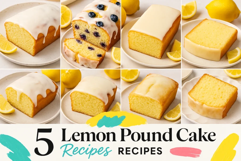 5 Lemon Pound Cake Recipes